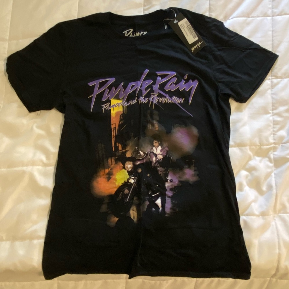 NASTY GAL PURPLE RAIN T-SHIRT